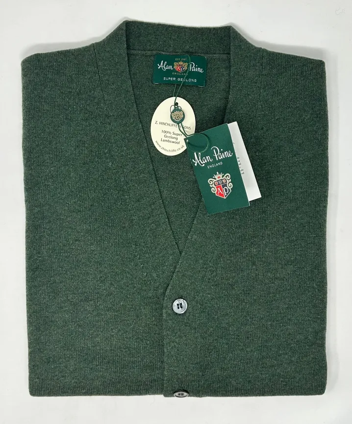 ALAIN PAINE CARDIGAN SMANICATO