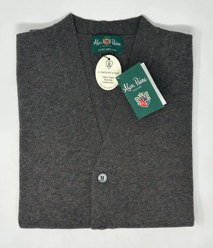 ALAIN PAINE CARDIGAN SMANICATO