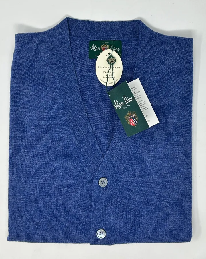 ALAIN PAINE CARDIGAN SMANICATO