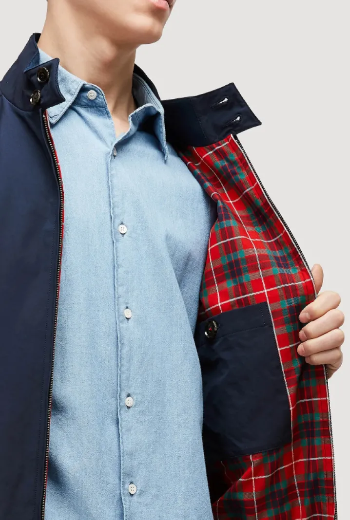 BARACUTA HARRINGTON JACKET G9 BLU NAVY