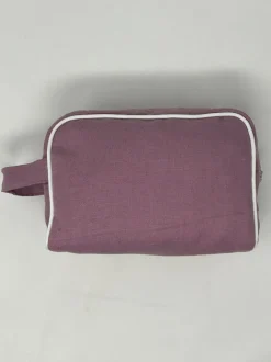 BEAUTY CASE IN LINO CON INIZIALE