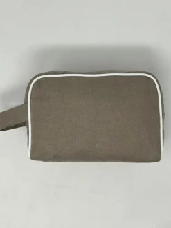 BEAUTY CASE IN LINO CON INIZIALE