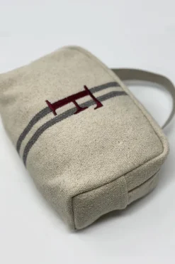 BEAUTY CASE INIZIALE RICAMATA