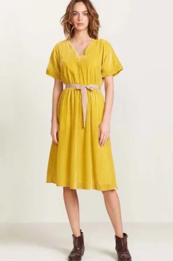 BELLEROSE ABITO VELLUTO NERO
