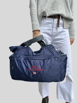 BENSIMON 2 DAYS BAG COLOR LINE RICAMATE CON MONOGRAM