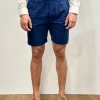 BERMUDA "ROMMEL" COTONE ECOLOGICO BLU