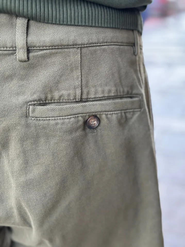 BERMUDA "ROMMEL" COTONE ECOLOGICO BLU
