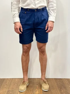 BERMUDA "ROMMEL" COTONE ECOLOGICO VERDE MILITARE