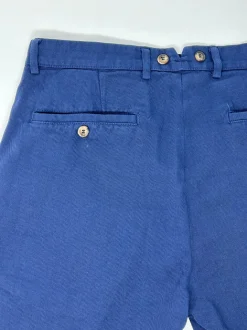 BERMUDA "ROMMEL" COTONE ECOLOGICO BLU