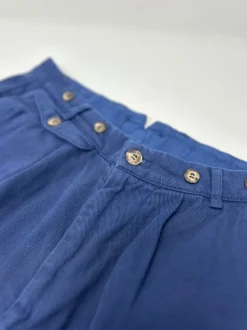 BERMUDA "ROMMEL" COTONE ECOLOGICO BLU