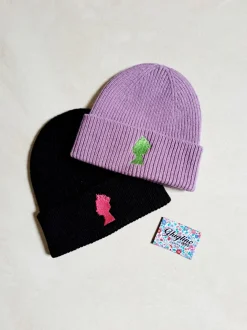 BERRETTI BEANIES RICAMO REGINA