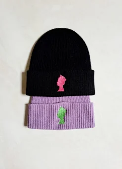 BERRETTI BEANIES RICAMO REGINA