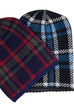 BERRETTO MAGLIA JACQUARD TARTAN