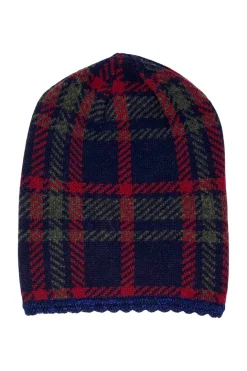 BERRETTO MAGLIA JACQUARD TARTAN