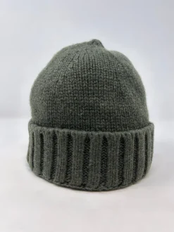 BERRETTO MAGLIA RASATA PURO CASHMERE