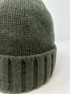 BERRETTO MAGLIA RASATA PURO CASHMERE