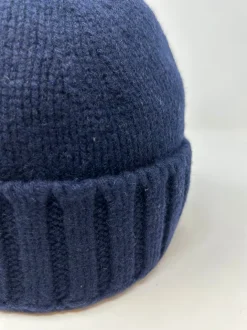 BERRETTO MAGLIA RASATA PURO CASHMERE