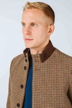 BOMBER "EMILIO" PIED DE PUOLE CAMMELLO
