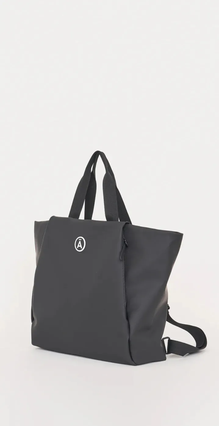 BORSA / ZAINO 2 IN 1 IMPERMEABILE NERO TANTA