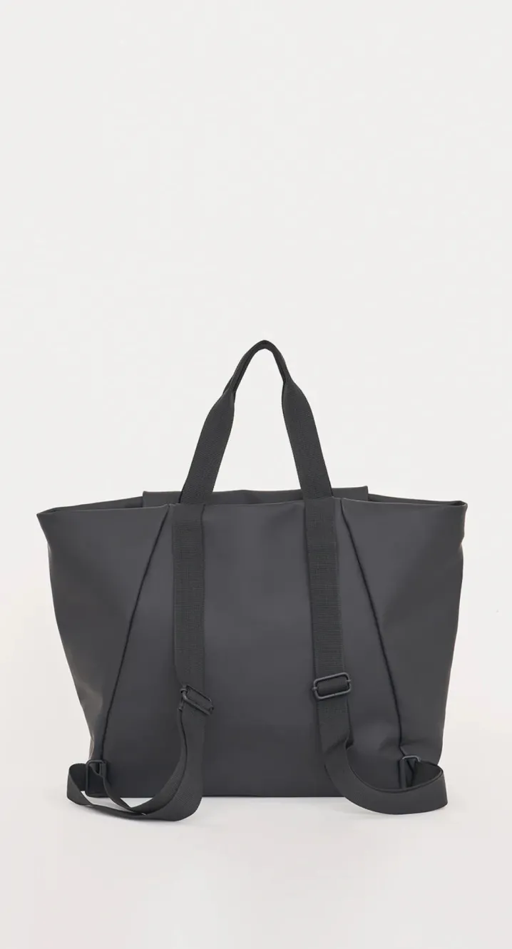 BORSA / ZAINO 2 IN 1 IMPERMEABILE NERO TANTA