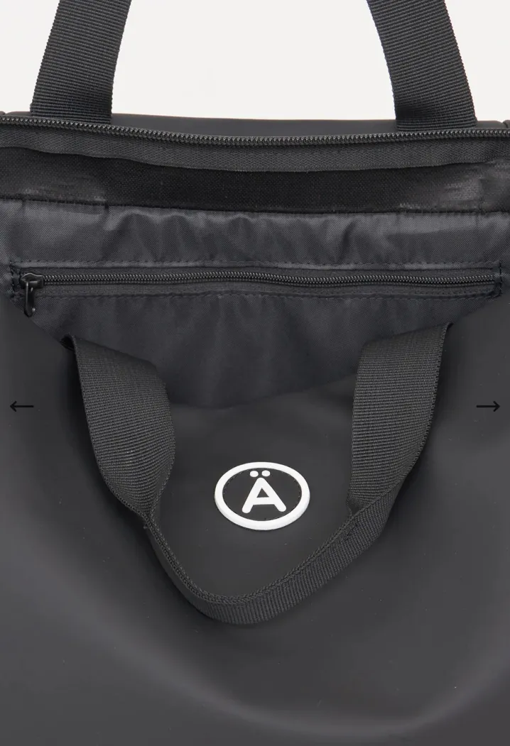 BORSA / ZAINO 2 IN 1 IMPERMEABILE NERO TANTA