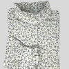 CAMICIA ALEX (OVERSIZE) COREANA CON ROUCHES FIORE LILLA IN GARZA DI CO