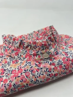 CAMICIA ALEX (OVERSIZE) COREANA MICRO ROUCHES MADE WITH LIBERTY FABRIC