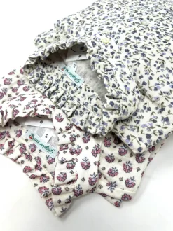 CAMICIA ALEX (OVERSIZE) COREANA CON ROUCHES FIORE ROSA IN GARZA DI COT