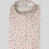 CAMICIA ALEX (OVERSIZE) FANTASIA FIORELLINO ROSA/ROSSO