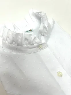 CAMICIA ALEX (OVERSIZE) PLUMETIS BIANCA