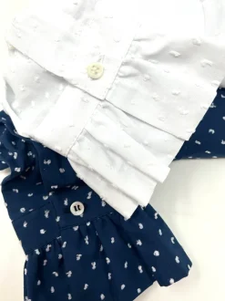 CAMICIA ALEX (OVERSIZE) PLUMETIS BLU