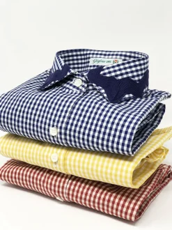 CAMICIA CHLOE VICHY SERPENTINA GIALLA