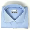 CAMICIA FIL A FIL AZZURRO