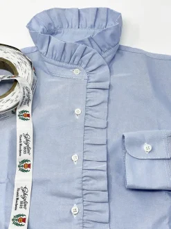CAMICIA LULU OXFORD CELESTE