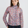 CAMICIA LULU ROUCHES MADE WITH LIBERTY FABRICS