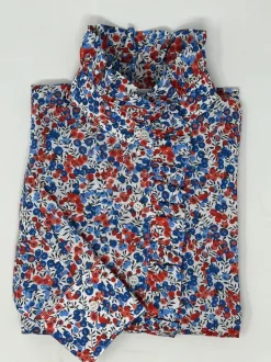 CAMICIA LULU ROUCHES MADE WITH LIBERTY FABRICS