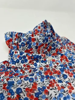 CAMICIA LULU ROUCHES MADE WITH LIBERTY FABRICS