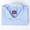 CAMICIA MILLE RIGHE BIANCO AZZURRO