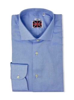 CAMICIA OXFORD CELESTE