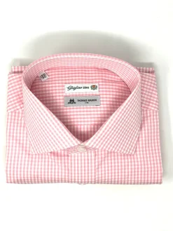 CAMICIA QUADRETTO ROSA