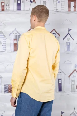 CAMICIA "SEBA" COLLO COREANA GIALLA