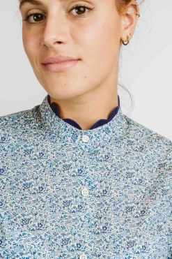 CAMICIA RAFFI MADE WITH LIBERTY FABRICS E SERPENTINA