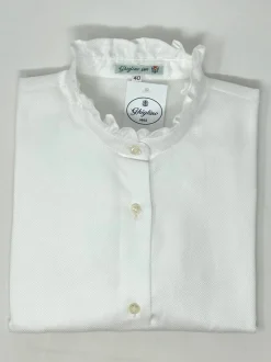 CAMICIA SISSY BIANCA OXFORD polso classico