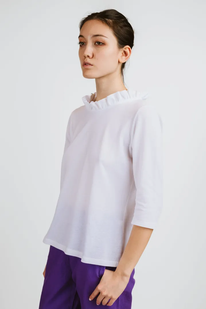 CAMICIA T-SHIRT "SIBILLA" COTONE PIQUET 2 COLORI