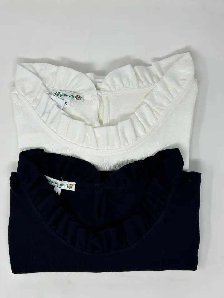 CAMICIA T-SHIRT "SIBILLA" COTONE PIQUET 2 COLORI
