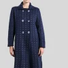 CAPPOTTINO MAGLIA MOTIVO BISCOTTO BLU ZUCCHERO
