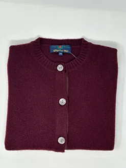CARDIGAN "ALE" GIROCOLLO TASCHINE APPLICATE
