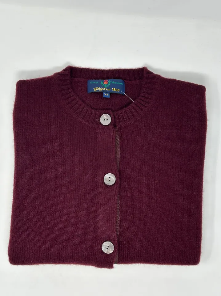 CARDIGAN "ALE" GIROCOLLO TASCHINE APPLICATE