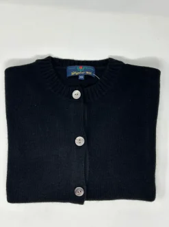 CARDIGAN "ALE" GIROCOLLO TASCHINE APPLICATE
