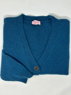 CARDIGAN "ROSE" SCATOLETTA CASHMERE
